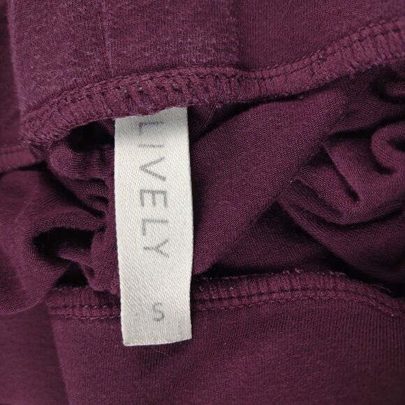 LIVELY Women's S 4/6 All-Day Jogger Pants, Plum Athleisure Comfy Modal Fabric - Picture 5 of 5